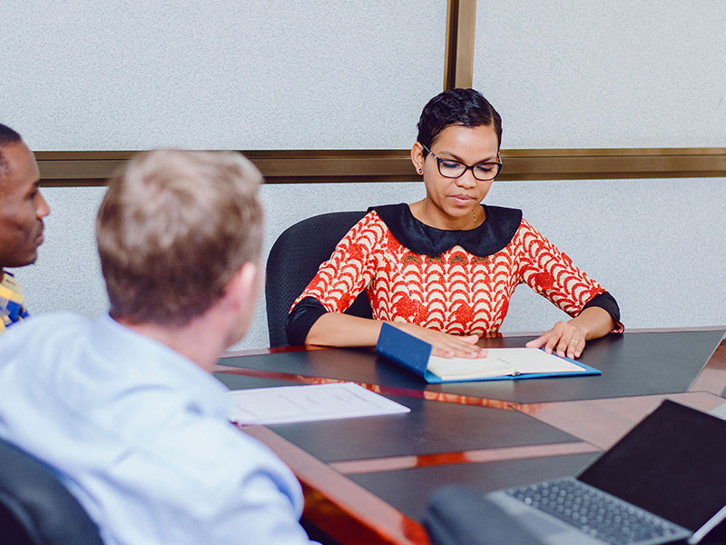 Judith in meeting