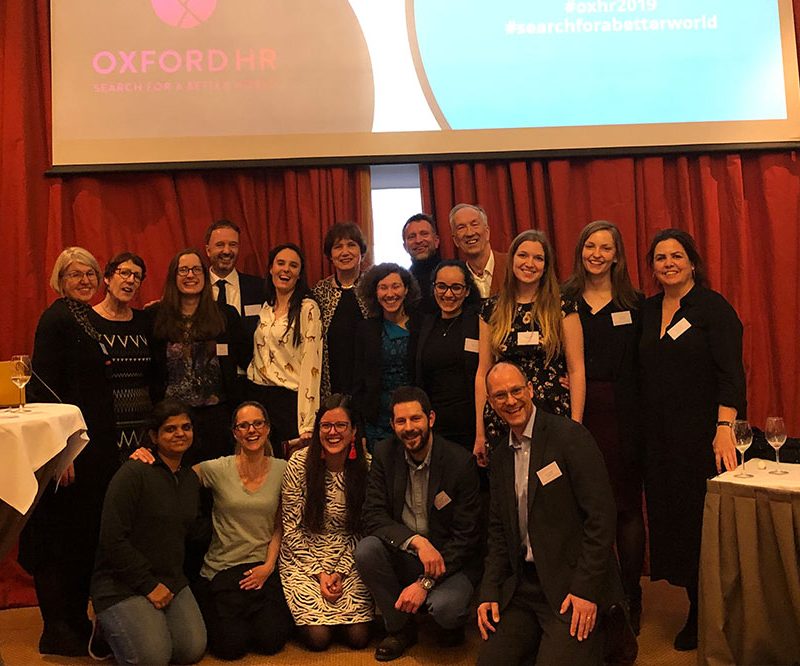 Oxford HR team at event