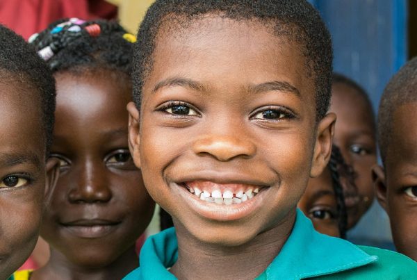 Group of Sabre Children smiling