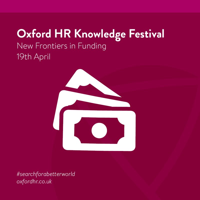 Knowledge Festival April 2021: New Frontiers in Funding