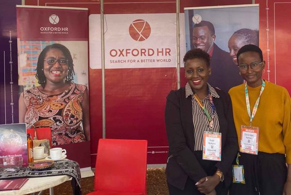 Gloria and Evah from the Oxford HR team at Sankalp