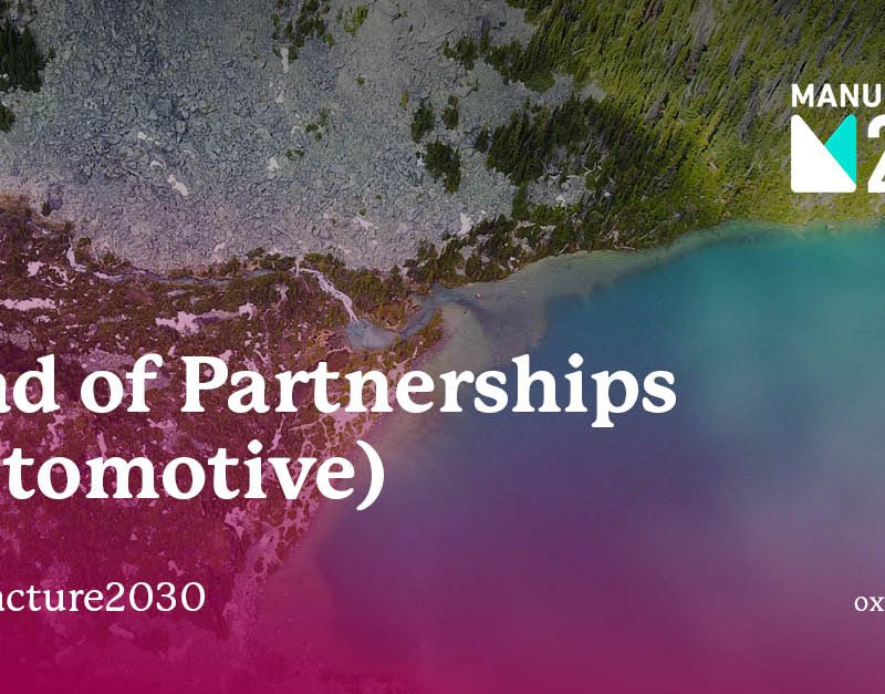 Manufacture2030 - Head of Partnerships (Automotive sector)