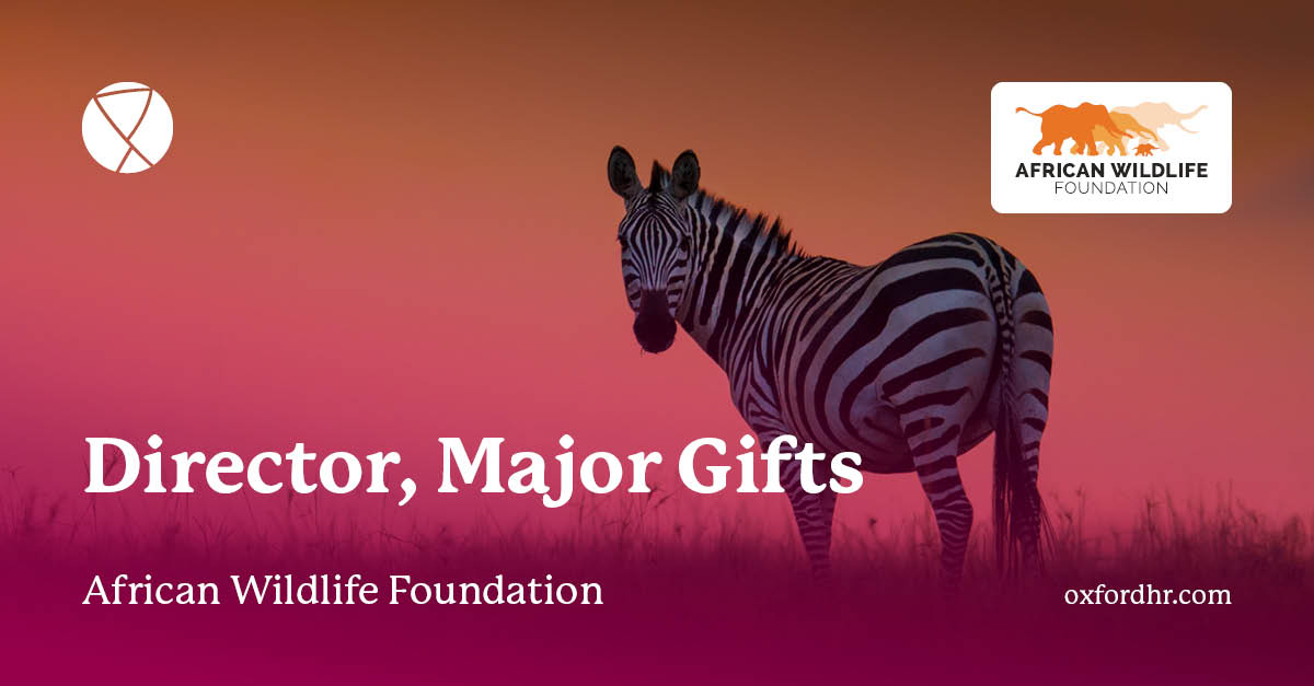 African Wildlife Foundation - Director, Major Gifts