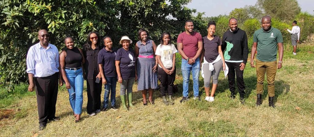 Oxford HR Africa team planting trees