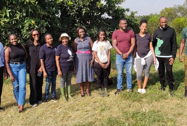 Oxford HR Africa team planting trees