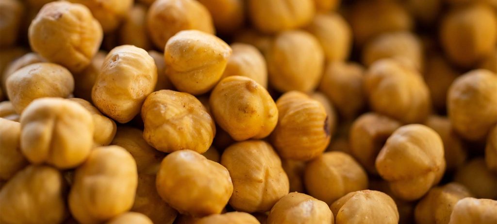 Pile of chickpeas