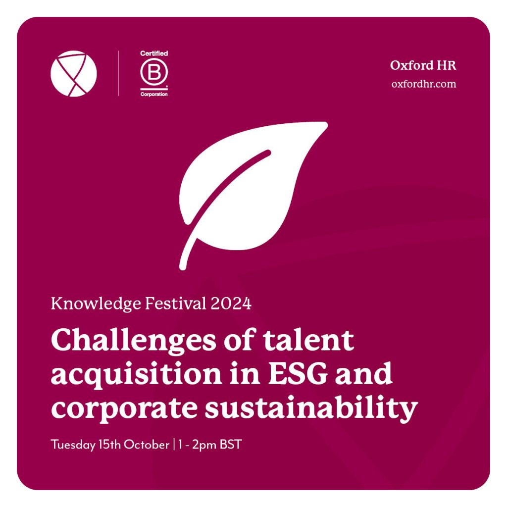 Challenges of Talent Acquisition in ESG and Corporate Sustainability