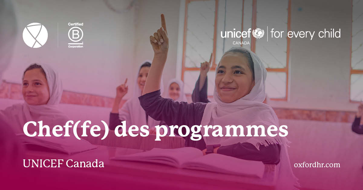 UNICEF Canada - Chef(fe) des programmes