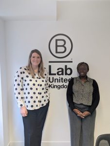 Jenna and Grace at B Lab UK