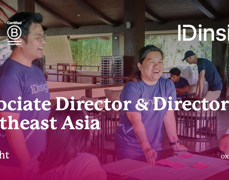 IDinsight - Associate Director & Director - Southeast Asia