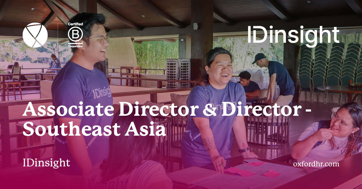 IDinsight - Associate Director & Director - Southeast Asia