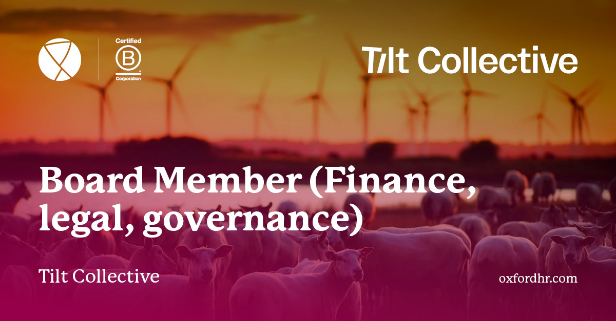 Tilt Collective - Board Member - Finance Legal Governance