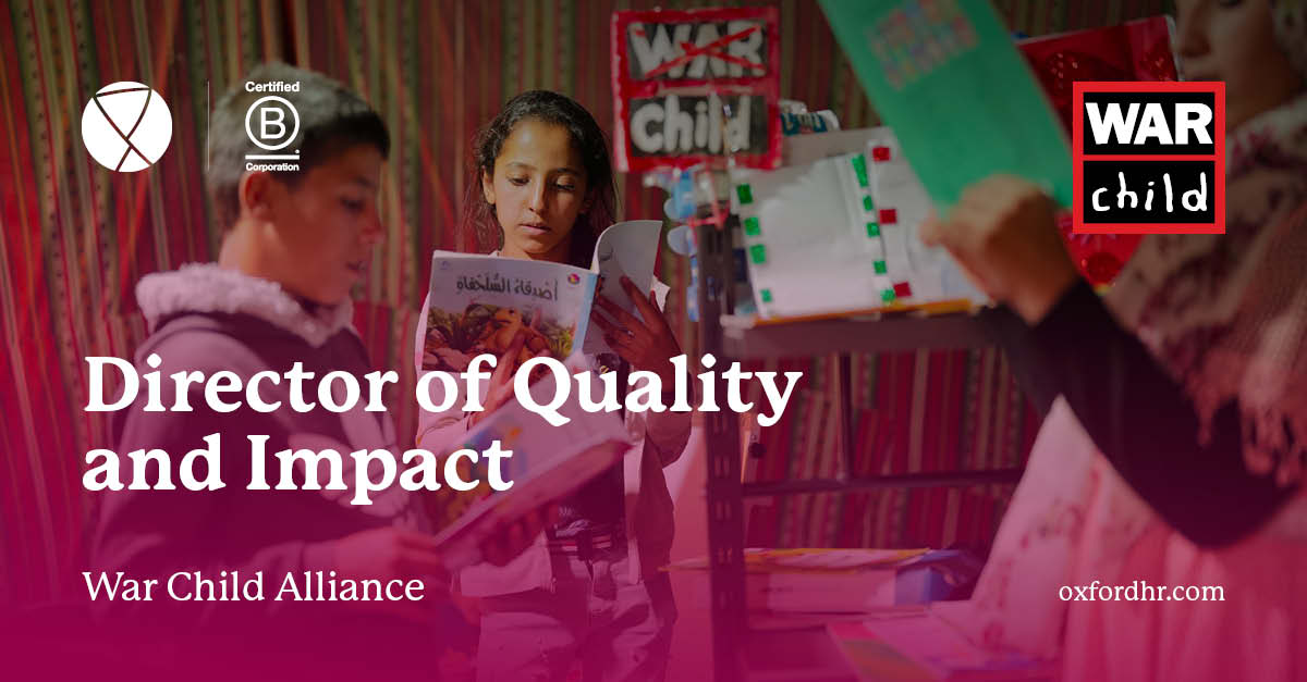 War Child Alliance – Director of Quality and Impact